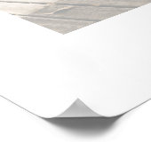 Affiche de bienvenue Mariage photo moderne (Coin)