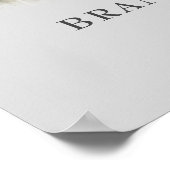 Affiche de bienvenue Mariage photo romantique mign (Coin)