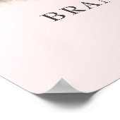 Affiche de bienvenue Mariage photo romantique mign (Coin)