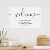 Affiche de bienvenue mariage Poster Board Entrée S (Cuisine)