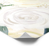 Affiche de bienvenue Mariage romantique en bois (2 (Coin)