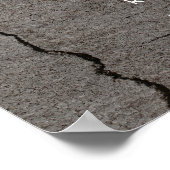 Affiche de bienvenue Mariage Rustic Wood Heart (Coin)