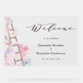 Affiche de bienvenue Mariage Spring Cherry Blossom (Recto)