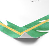 Affiche de bienvenue Mariage Tropical Pineapple Go (Coin)