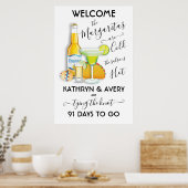 Affiche de bienvenue mexicaine Fiesta Margarita (Cuisine)