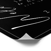 Affiche de bienvenue minimale de l'Mariage de scri (Coin)