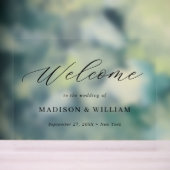 Affiche de bienvenue minimaliste élégante du Maria (Neutre)