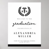 Affiche de bienvenue moderne de l'école de science (Devant)