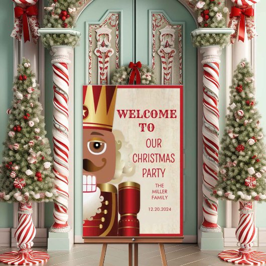 Affiche de bienvenue Noël Casse-Noisette