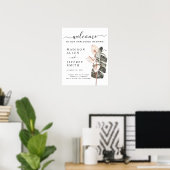 Affiche de bienvenue non branchée du Mariage de Ca (Bureau à domicile)