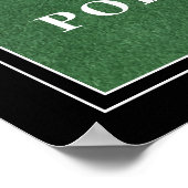 Affiche de bienvenue personnalisée de salle de pok (Coin)