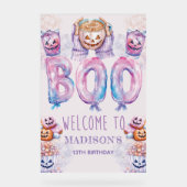 Affiche de bienvenue personnalisée Halloween Slepo (Recto)