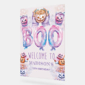 Affiche de bienvenue personnalisée Halloween Slepo (Angle)