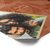 Affiche de bienvenue photo Mariage de automne en o (Coin)