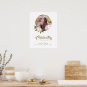 Affiche de bienvenue photo personnalisée des funér (Cuisine)