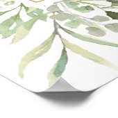 Affiche de bienvenue Portrait Mariage de verdure (Coin)