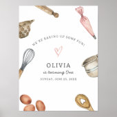 Affiche de bienvenue pour anniversaire de fête de  (Devant)