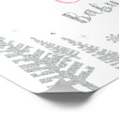 Affiche de bienvenue pour Baby shower d'hiver, Fil (Coin)