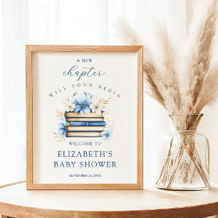Affiche de bienvenue pour Baby Shower sur le thème