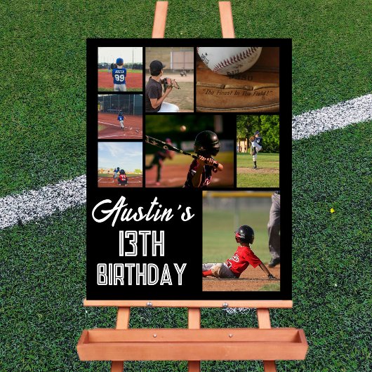 Affiche de bienvenue pour fête d'anniversaire de b