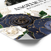 Affiche de bienvenue pour funérailles avec photo e (Coin)