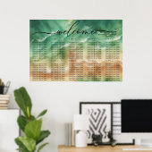 Affiche de bienvenue pour la célébration de la pla (Bureau à domicile)
