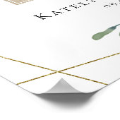 Affiche de bienvenue pour la célébration de la vie (Coin)