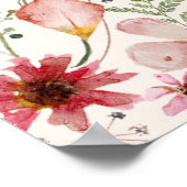 Affiche de bienvenue pour la douche de mariée aux  (Coin)