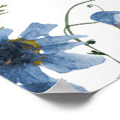 Affiche de bienvenue pour la douche de mariée aux  (Coin)