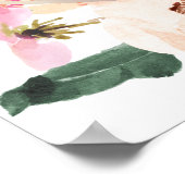 Affiche de bienvenue pour la fête prénuptiale Blus (Coin)