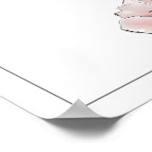 Affiche de bienvenue pour la fête prénuptiale de l (Coin)