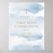 Affiche de bienvenue pour la première communion d' (Devant)