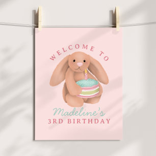 Affiche de bienvenue pour l'anniversaire de la lap