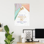 Affiche de bienvenue pour l'escalade (Bureau à domicile)