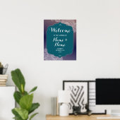 Affiche de bienvenue pour mariage Nuits arabes Aff (Bureau à domicile)