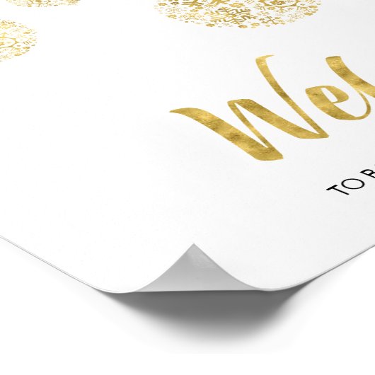 Affiche de bienvenue pour Noël (Coin)