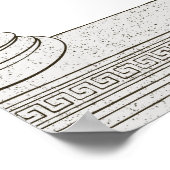 Affiche de bienvenue pour toga party avec colonnes (Coin)