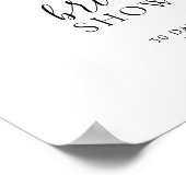 Affiche de bienvenue pour une Baby Shower de maria (Coin)