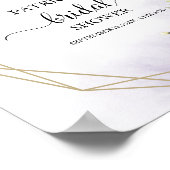 Affiche de bienvenue pour une baby shower de maria (Coin)