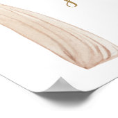 Affiche de bienvenue pour une baby shower florale  (Coin)