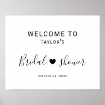 Affiche de bienvenue pour une fête de mariage en f