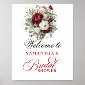 Affiche de bienvenue pour une soirée de mariage ch (Devant)