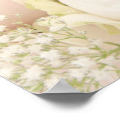 Affiche de bienvenue Rose mariage 24 po x 36 po (Coin)