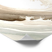 Affiche de bienvenue Sand Birthday Beach Party (Coin)