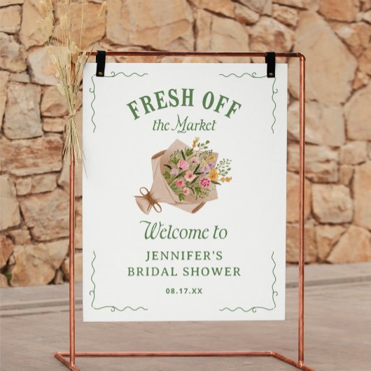 Affiche de bienvenue sur la Fête des mariées du ma