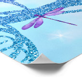 Affiche de bienvenue Turquoise & Purple Quinceañer (Coin)