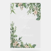 Affiche de bienvenue verte classique (Recto)