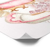 Affiche de bienvenue vintage Tea Party (Coin)