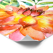 Affiche de bienvenue wedding shower | Aquarelles t (Coin)