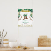 Affiche de bienvenue Western Green Hunter Charra (Cuisine)